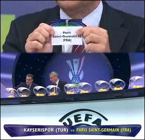 UEFA : le PSG affrontera Kayserispor (Turquie) 
