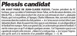 Jean-Claude Plessis est (toujours) intéressé par le PSG 