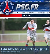 CFA : UJA 2-3 PSG — encore un échec pour Michel Moulin 