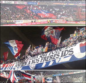 Photos de PSG 2-1 Nice depuis Auteuil 