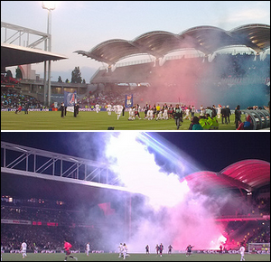 Photos de Lyon 0-0 PSG au stade de Gerland 