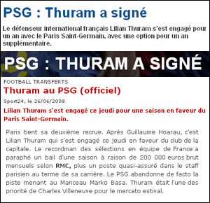 Méfiez-vous des « transferts officiels » au PSG 