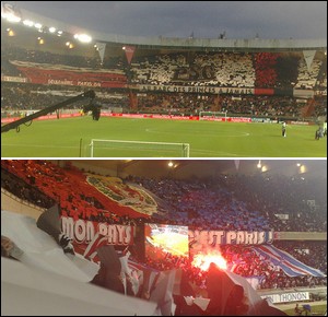 Photos de PSG 3-0 Saint-Étienne depuis Auteuil 