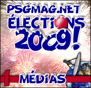 PSG 2009 : résultats des votes — médias (1/3) 