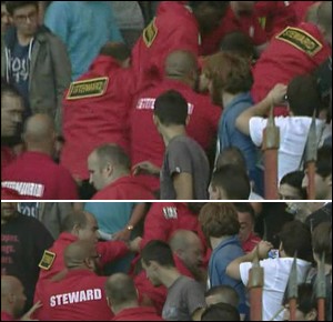 Un steward PSG : « Ta gueule ou je t'en fous une » 
