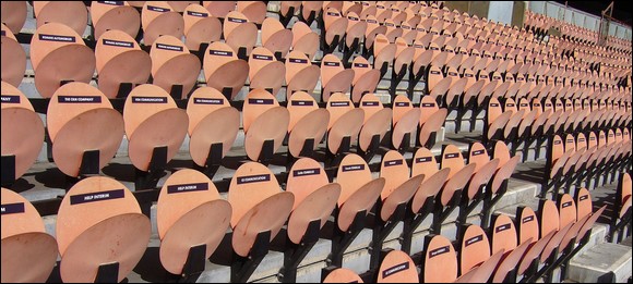 Les sièges du Parc des Princes (photo PSGMAG.NET)